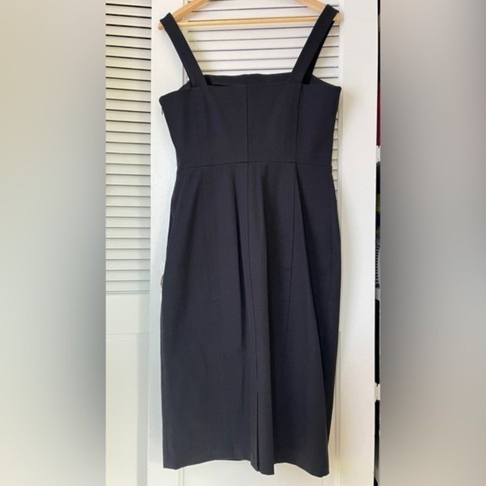 Banana Republic Black Midi Sheath Dress - Picture 2 of 9